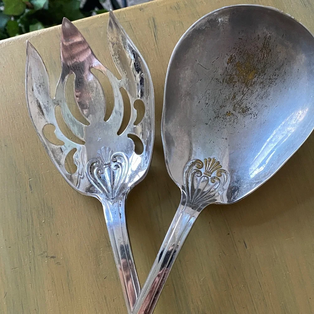 Vintage Silver Plate Serving Set
